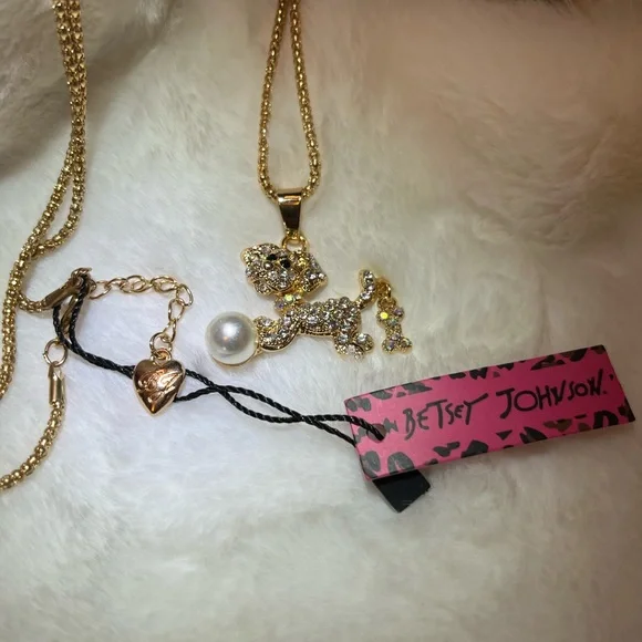 Betsey Johnson Doggy and Bone necklace - Picture 7 of 15